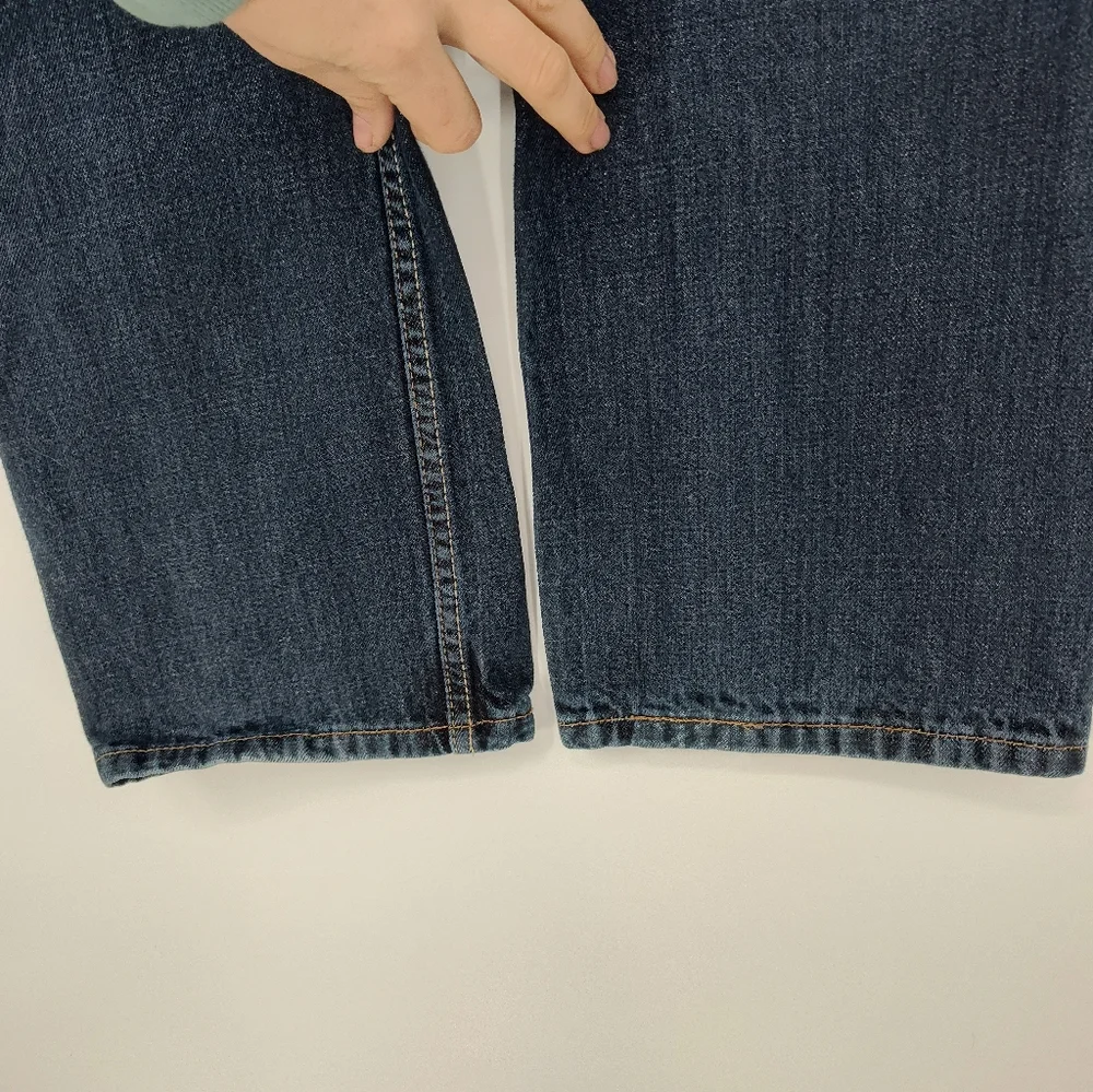 Levi's Dark Blue 514 Slim Straight Jeans 32x32 - Picture 6 of 7